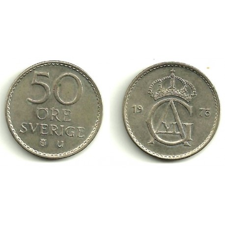 (837) Suecia. 1973. 50 Ore (MBC)