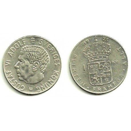 (826a) Suecia. 1973. 1 Krona (MBC)