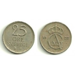 Suecia. 1973. 25 Ore (BC)