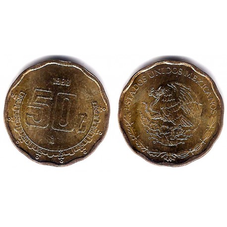 (549) Estados Unidos Mexicanos. 1998. 50 Centavos (EBC+)