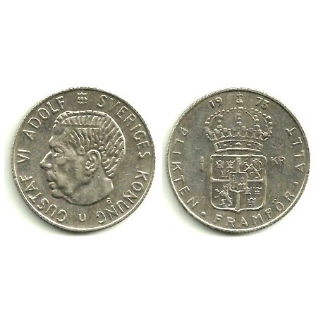 Suecia. 1973. 1 Krone (BC)