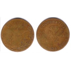 Cooperativa La Flor de Maig. 10 Céntimos (BC/BC-)