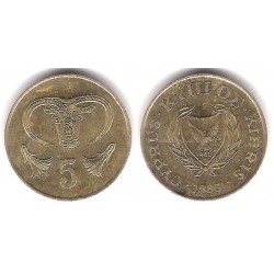 (55.1) Chipre. 1983. 5 Cents (MBC)
