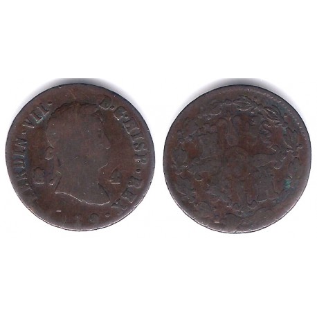 Fernando VII. 1829. 4 Maravedi (BC-) Ceca de Segovia