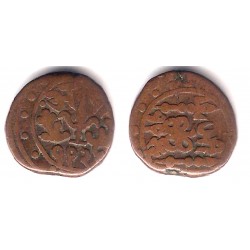 (143) Estados Nativos de la India (Gwalior). 1869(VS1926). 1 Paisa (BC+)