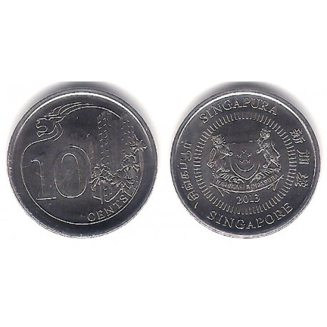 Singapur. 2013. 10 Cents (SC)