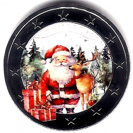 Europa. Sin Fecha. 2 Euro (SC) Navidad