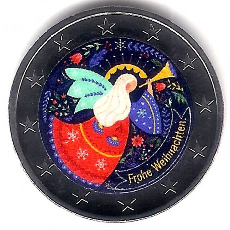 Europa. Sin Fecha. 2 Euro (SC) Navidad