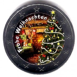 Europa. Sin Fecha. 2 Euro (SC) Navidad