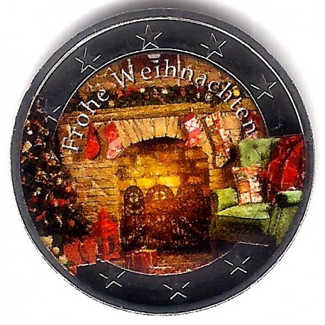 Europa. Sin Fecha. 2 Euro (SC) Navidad