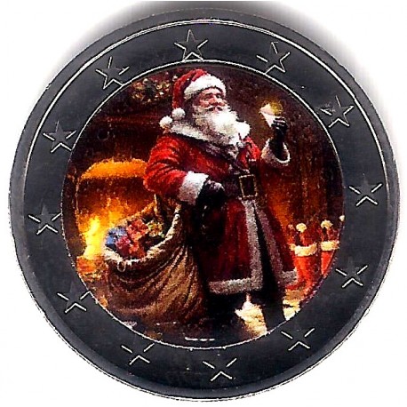 Europea. Sin Fecha. 2 Euro (SC) Navidad