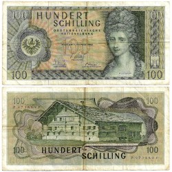 (145a) Austria. 1969. 100 Schilling (BC+/MBC-)