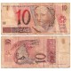 (245Ae) Brasil. 1997-2012. 10 Reais (BC) Leves roturas en márgenes