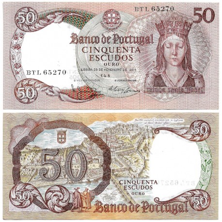 (168) Portugal. 1964. 50 Escudos (EBC)