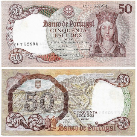 (168) Portugal. 1964. 50 Escudos (EBC)