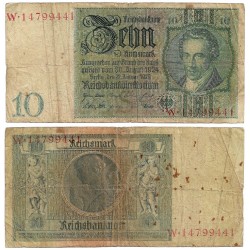 (180) Imperio Alemán (Weimar). 1929. 10 Mark (BC)