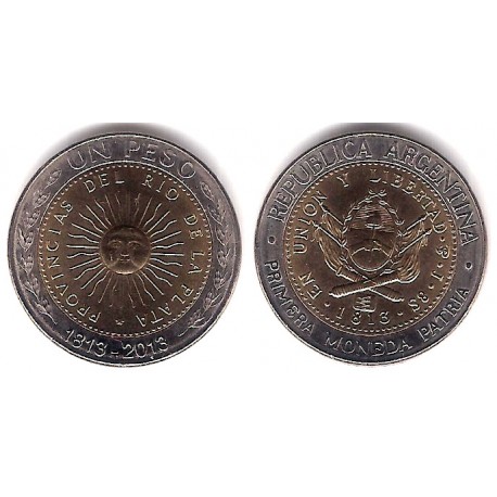 (112.1) Argentina. 2013. 1 Peso (SC)