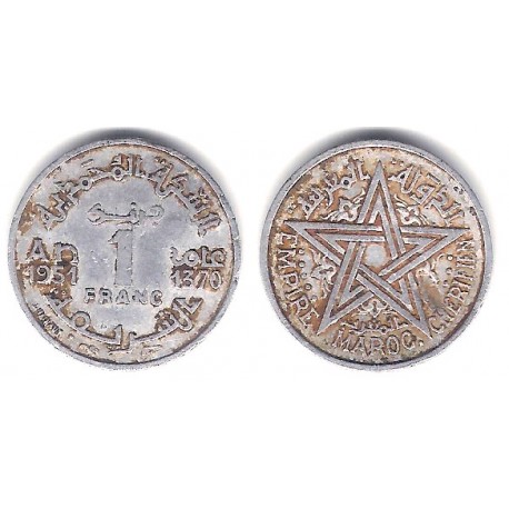(Y46) Marruecos. 1951. 1 Franc (MBC)