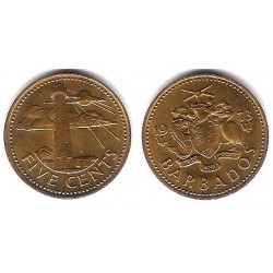 (11) Barbados. 1973. 5 Cents (EBC+)