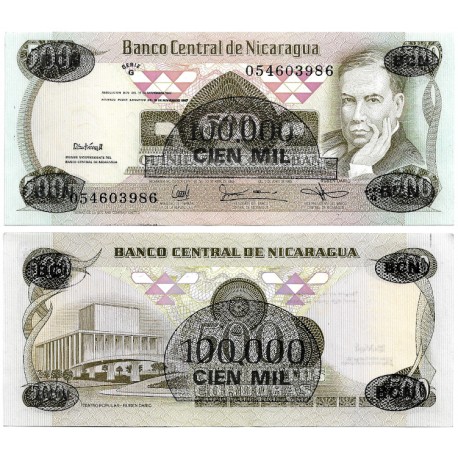 (149) Nicaragua. 1987. 100000 Cordobas (EBC+)