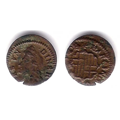 Carlos III (Arch. Austria). 1708. Dinero (MBC/MBC-) Ceca de Barcelona