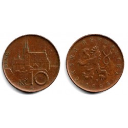 (4) República Checa. 1995. 10 Korun (BC)