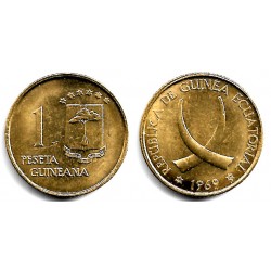 (1) Guinea Ecuatorial. 1969*(19-69). 1 Peseta (SC)