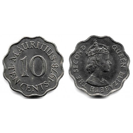 (33) Mauricio. 1978. 10 Cents (SC)