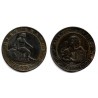 Gobierno Provisional. 1870. 10 Céntimos (MBC) Ceca de Barcelona OM
