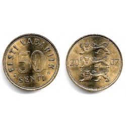 (24) Estonia. 2007. 50 Senti (SC)