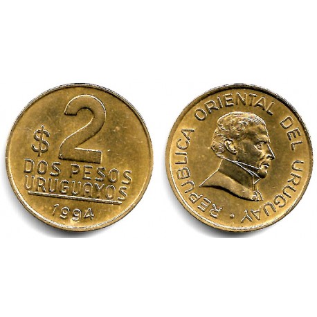 (104.1) Uruguay. 1994. 2 Pesos (MBC+)