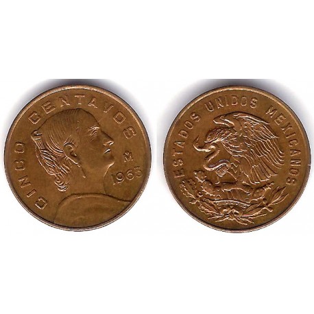 (426) Estados Unidos Mexicanos. 1963. 5 Centavos (EBC)