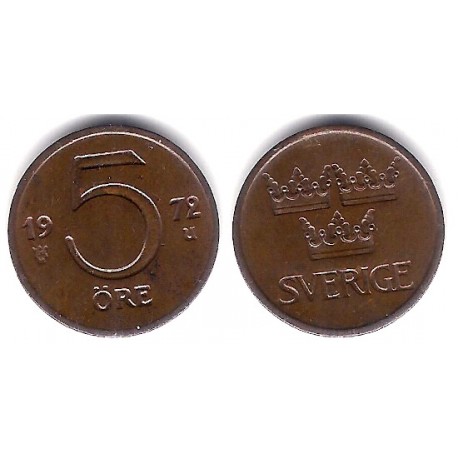 (845) Suecia. 1972. 5 Ore (MBC)