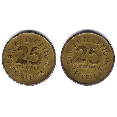 Bar Automatic. 25 Céntimos (MBC)