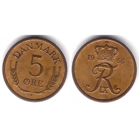 (848.1) Dinamarca. 1966. 5 Ore (MBC+)