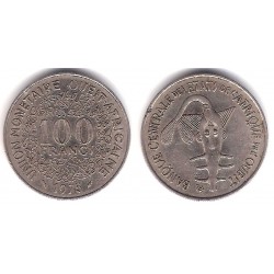 (4) Estados África Oeste. 1975. 100 Francs (MBC)