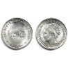 (43) Curasao. 1944D. 1/10 Gulden (EBC+) (Plata)