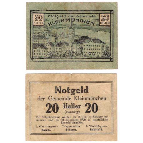 Klein München. 1920. 20 Heller (MBC)