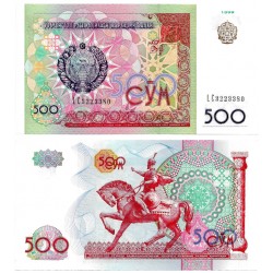 (81) Uzbekistán. 1999. 500 Som (SC)