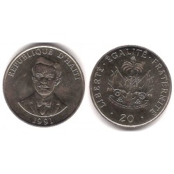 (152) Haití. 1991. 20 Centimes (SC)