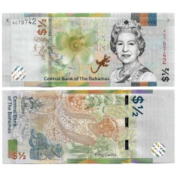 (WA77) Bahamas. 2019. 50 Cents (SC)