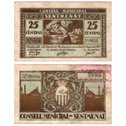 Senmenat. 1937. 25 Céntimos (EBC-)