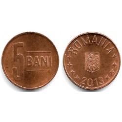 (190) Rumania. 2013. 5 Bani (MBC)
