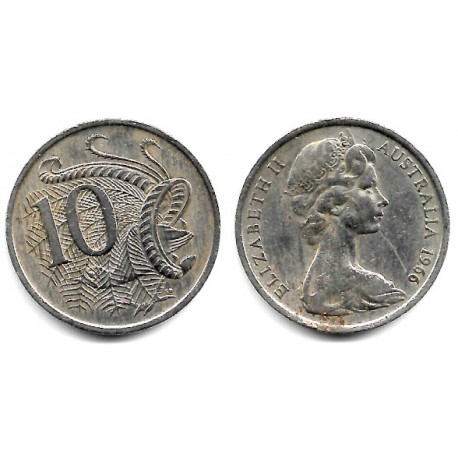 (65) Australia. 1966. 10 Cents (MBC-)