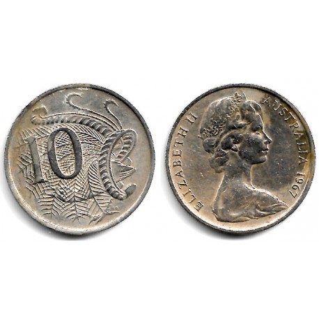 (65) Australia. 1967. 10 Cents (MBC)