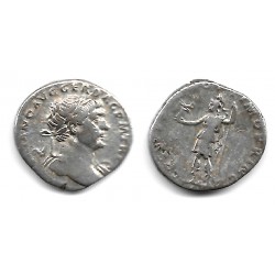 Trajano. 98-117 d.C. Denario (MBC-) (Plata)
