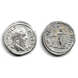 Septimio Severo. 193-211 d.C. Denario (MBC+) (Plata)