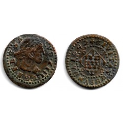 Luis XIII (Principado Catalán). 1642. Seiseno (MBC/MBC+) Ceca de Gerona