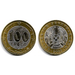 (39) Kazajstan. 2002. 100 Rupees (SC)