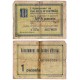 Caldes d'Estrac. 1937. 1 Peseta (BC) Roto por doblez central. Adhesivo
